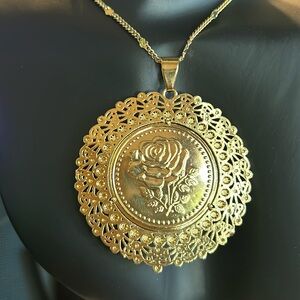 Gold 2 Sided Charm Necklace